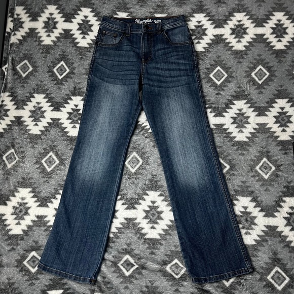 Wrangler Other - Wrangler Retro Relaxed Boot Jeans Boys 14 Slim Blue Denim 10BRT20FL